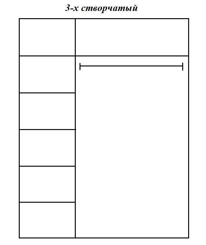 Шкаф Глория 3-х створчатый